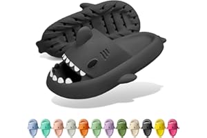 Solutra Sharklas Originales Chanclas Tiburon Mujer Hombre Antideslizantes Zapatillas Tiburon de Suela Gruesa y Cómodas Sharky Chanclas para Baño, Piscina y Playa