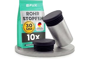 10 stycken runda rörpluggar, lamellpluggar, alla storlekar kan väljas, 10 till 120 mm, möbeltassar, skyddskåpa, runda pluggar