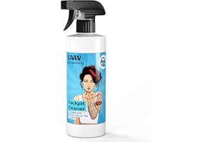 LAAV Nettoyant Tableau de Bord Voiture Nettoyant Plastique Voiture Interieur Renovateur Plastique Voiture Interieur Produit Voiture Nettoyage Intérieur 500 ml