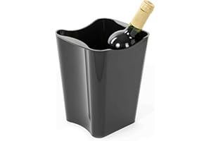 Koala Spain Cubitera AC, Color Negra, 1 Botella de Vino o Cava, 2.5 litros