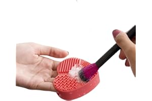 ‎INNOVAGOODS Make-Up Pinsel Reiniger Schminkpinsel Pinselreiniger Herz Makeup