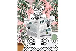 JanFebMar Peinture par Numéro Adulte Enfant, DIY Paint by Numbers Kit sans Cadre 40 x 50 cm, pour Décoration Intérieure,Zèbre