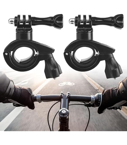 Adattatore Per Manubrio Bici/Moto - Supporto GoPro Hero 7/6/5/4/3, In Metallo - Foto 11