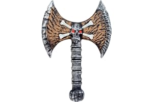 Bristol Novelty BA955 Viking Skull Axe, Mens, One Size Halloween Halloween