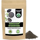 Cumino nero macinato (1kg), cumino nero in polvere, farina di cumino nero, 100% naturale, senza additivi, cumino nero in polv