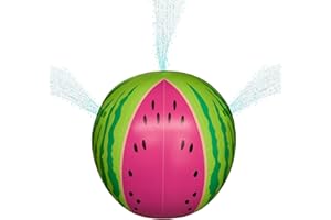 TP TOYS Kess Inflatable 91cm Watermelon Sprinkler Toy for Kids, Outdoor Garden Water Game for Boys and Girls