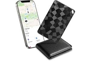 CWEOPO Air Tag Karte, Dünne Geldbörsen Tracker Karte mit Apple Find My (nur iOS), Wiederaufladbare Smart Card für Gepäck, IP67 Wasserdicht Wallet Tracker Item Finder für Reisekoffer/Geldbeutel/Reisepässe