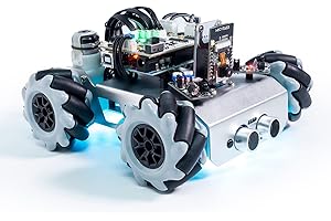 SUNFOUNDER Smart Robot Car Kit Kompatibel mit Arduino UNO R3, 4WD Omnidirektionale Bewegung, FPV, ESP32 CAM, APP Romote Control etc, Educational Robot Kit für Erwachsene