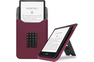 HGWALP Borsa di Custodia per 6.8" 7" Kindle Paperwhite(11th/12th Generazione), sacchetto di copertura protettiva con ventosa in silicone e supporto multi-angolo per 7" Kindle Colorsoft eReaders-PL