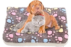 higyee Beruhigende und bequeme Hundedecke – beruhigende Decke für Katzen | flauschige Decke für Katzen, weicher Flanell für Katzen, Hunde und andere Haustiere