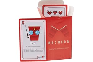 BEERBALLER BECHERN® - Der ultimative Mix aus Kings Cup & Flip Cup | Das Kult Trinkspiel | 69 Spielkarten | Partyspiele für Erwachsene | Saufspiele | Trinkspiele | Partyspiel ab 18