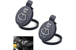 SSHUIKKAI 2 Stück Deckel Wischwasserbehälter, Wischwasser Deckel, Behälter Scheibenwaschanlage, Deckel für Wischwasserbehälter, Scheibenwaschbehälter Reservoirkappe, für Die Meisten Autos