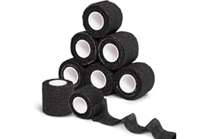 GTAGKOMMEN 8 Rotoli 5cm x 4.5M bendaggi,benda elastica autoadesiva, benda elastica coesiva Nastro Crossfit salvapelle sportivo Fasciatura, garza autoadesiva,benda autoadesiva