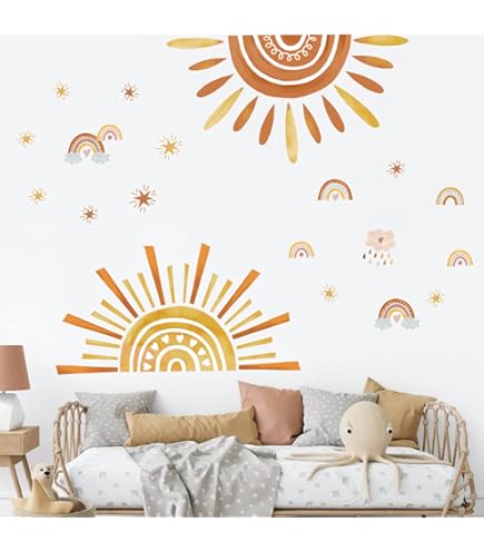 Muursticker regenboog mini regenbogen kinderkamer / babykamer kopen
