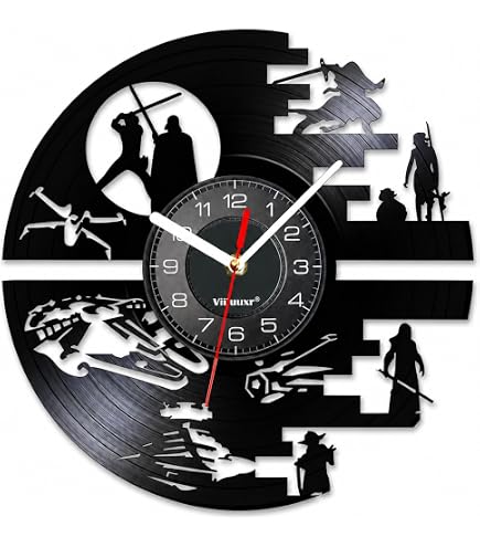 Death Star Glow In The Dark Wall Clock - Officially Licensed Star
