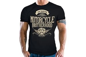 GASOLINE BANDIT T-shirt de motard Racer Design : Motorcycle Brotherhood