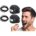 RONATA Jawline Exerciser Jaw,Face&Neck Exerciser - Define Your Jawline,Slim And Tone Your Face,Look Younger And Healthier - Helps Reduce Stress And Craving- Free Jawline Rop Hanger For Neck (Black(2))