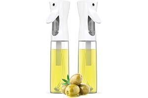 ACTIVOTEX Oil Sprayer. Olive Oil Spray Bottle for Cooking Air Fryer. 2 Units Oil Dispenser Spray Oil Bottle for Kithcen Vinegar Spray Bottle for Salad Cooking Gadget