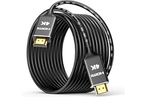 Highwings 4K Long HDMI Cable 15M | in-Wall CL3 Rated HDMI Cable 2.0 | Support HDR10 8/10bit 18Gbps HDCP2.2 ARC | High Speed HD Shielded Cord | Compatible with Laptop, PC, HDTV, Projector