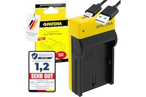 PATONA Slim USB-C Cargador para LP-E6NH LP-E6N LP-E6 Baterías Compatible con Canon EOS R7 R6II R5 7D 6D 5D Mark II III IV 60D 70D 80D 90D