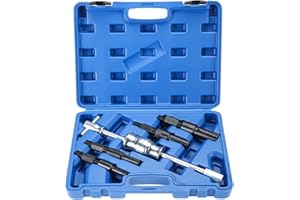 BOOMSTART 5Pcs Blind Internal Bearing Puller Remover Tool Kit for Car Repairing Work Remover Slide Hammer Set