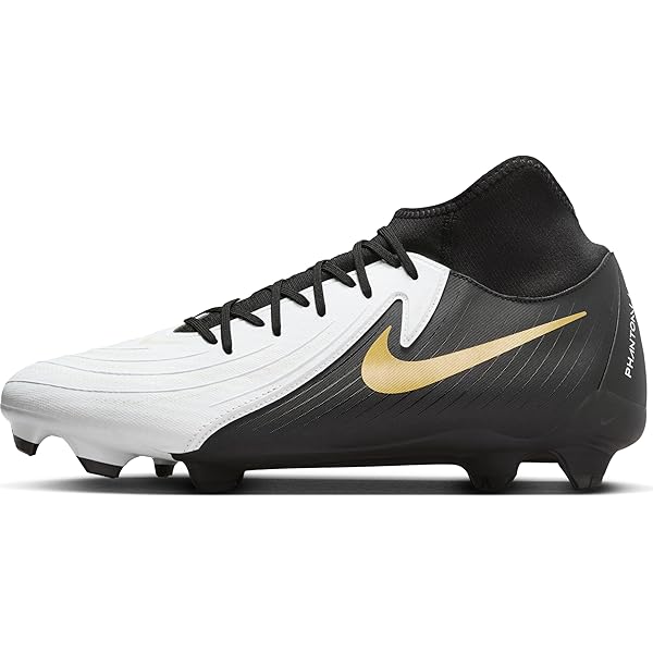 Nike Men's Phantom Gx Ii Pro Fg Football Boots, White/Black-MTLC