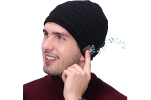 EasyULT Gorro Deportivo con Bluetooth Auriculares, Gorro Bluetooth 5.0 Music Recargable para Deportes al Aire Libre, Hombre Mujer Beanie Hat Sombrero Lavable para Correr