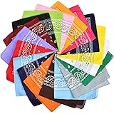 Bandana Cotone Paisley Bandana Paisley 100% Cotone, Foulard Multiuso Per Biker, Cowboy O Look Casual - Taglia Unica, Per Lui E Lei Bandane Donna - Foto 12