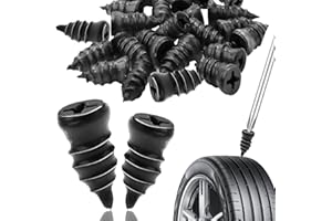 SWTYExt 24 Pièces zestaw naprawczy do opon samochodowych, zestaw naprawczy do opon samochodowych, zestaw naprawczy Pneu Pour Convient Aux Voitures Motos - Grands et Petits