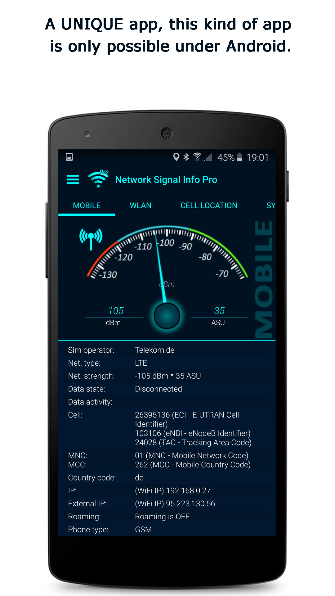Network Signal Info Pro Amazon.co.uk Appstore for Android