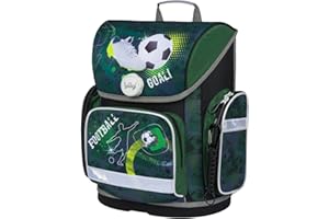 Baagl Schulranzen Jungen Mädchen 1. Klasse (oder 2.Klasse), Ergo Schultasche Jungs Mädchen Grundschule, Leichter Kinder Ranzen Schulrucksack mit Brustgurt