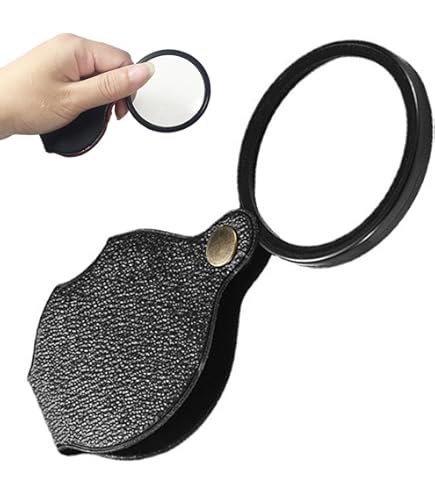 30-fache Taschenlupe Mit Schlüsselanhänger - Zusammenklappbare Mini Lupe 25mm