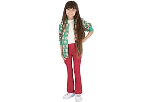 Leggings Empire Schlaghosen Mädchen Kinder Leggings Mit Weitem Bein | Baumwollhosen Elastische Flared Leggings Slim Fit Tanzhosen Jogahosen | Lange Leggings Mädchen Größen 6-13 Jahre