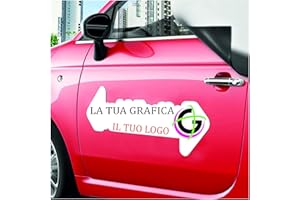 SOCIAL CRAZY TARGHE MAGNETICHE PUBBLICITARIE AUTO TARGA MAGNETICA - 2 PEZZI (60x45 CM)