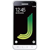 Samsung Galaxy J3(2016) Smartphone da 5" HD Super AMOLED, 1,4 GHz Quad Core, 1,5GB RAM, 8 GB ROM, 4G, 8 MP Camera, Bianco