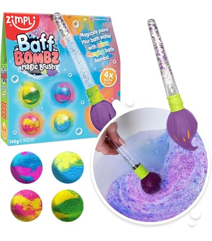 Bomba Da Bagno Care Bears Zimpli Kids - Effetto Arcobaleno, Profumo Fragola, Vegan