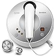 WarmDerm (Silver) - Professional Home Grooming Device for Face and Body, 3 Energy Levels - Salon Effect