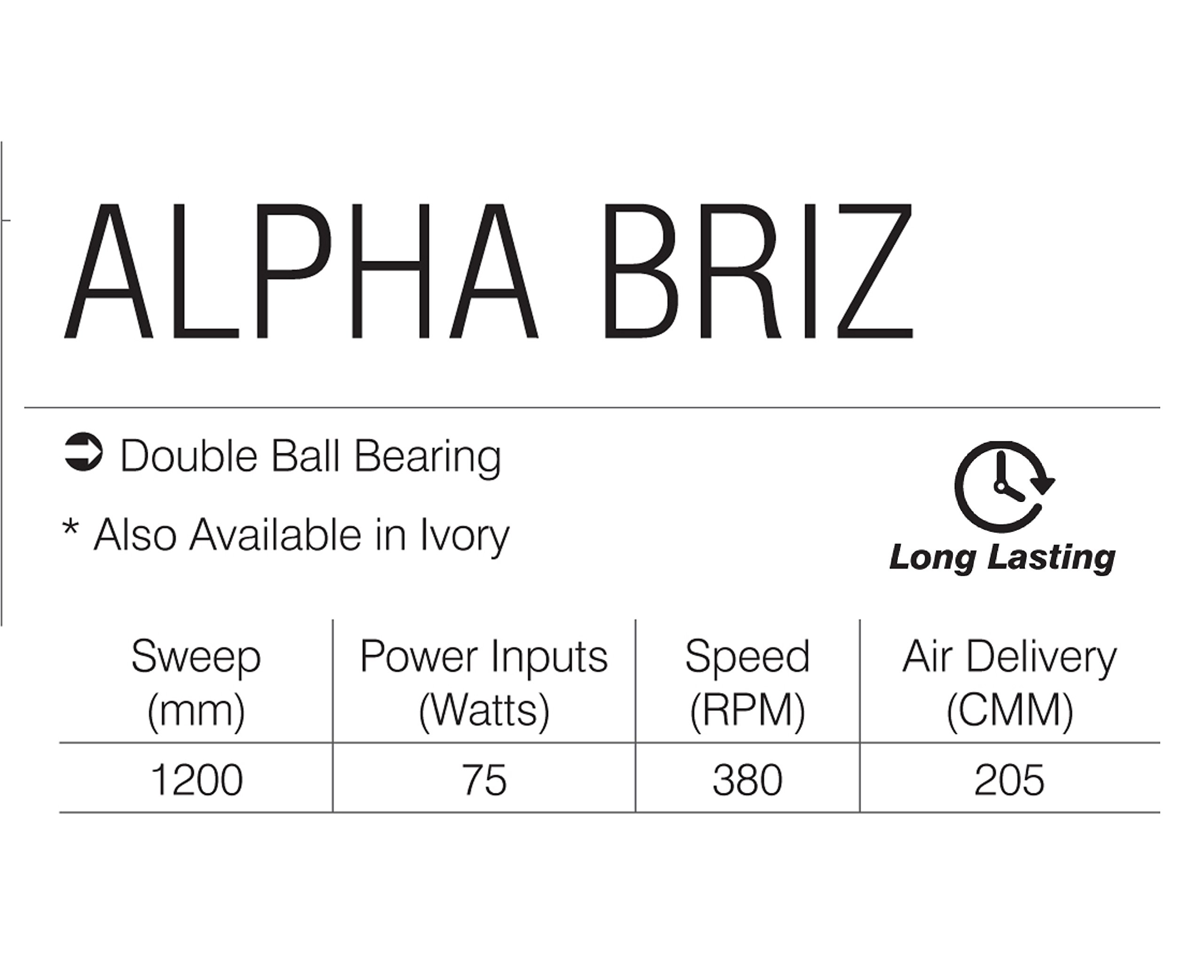 Buy Crompton Alphabriz 75 Watts 48-inch 
