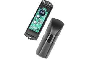 Arcets Fotocellule Universali Orientabili 180° per Porta Automatica Cancello Garage AC/DC 12-24V Impermeabile Infrarossi Modulato da Parete Protezione Elettromagnetici e Filtro Sole