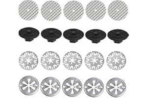 SCDZY 20 Stück Hitzeschutzblech Reparatursatz für Auto, 30mm & 50mm Klemmscheiben Hitzeschutzblech Aluminium Metall mit Sicherungsscheiben, Hitzeschild Befestigung Kompatibel mit VW Audi Skoda N90335004