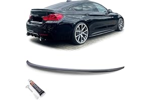 ‎TENZO-R Sport Heckspoiler Lippe Schwarz Glanz passend für BMW 4er F36 Gran Coupe ab 14