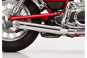 ‎FECHTER DRIVE MOTORSPORT GMBH Exhaust Compatible with Suzuki VS 800 Intruder 1992-2000 VS52B Falcon Cromo Line 1 Silencer Right