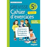 Cahier d'exercices Grevisse 5e