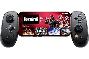 BACKBONE Pro Mobile Gaming Controller for iPhone 15/16 Series+ and Android, USB-C & Bluetooth, Play Anywhere on Any Screen, Premium Quality & Pro-Level Comfort, Android & iPhone Game Controller