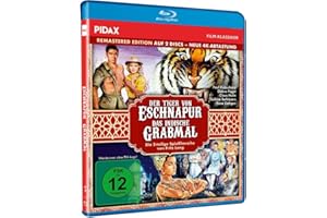 Der Tiger von Eschnapur + Das indische Grabmal - Remastered Edition (neue 4K Ultra-HD Abtastung) / Die komplette 2-teilige Abenteuerfilmreihe (Pidax Film-Klassiker) [Blu-ray]