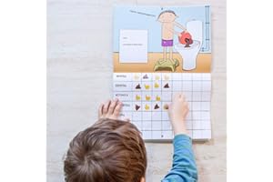 Mein Töpfchen-Kalender – Töpfchentraining leicht gemacht – motivierendes Belohnungssystem mit Stickers & Zertifikat für Kinder – Windelfrei werden ohne Stress – spielerische Toilettentraining-Hilfe