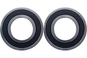 NEX SOLUTIONS GROUP NEX 6202 2rs 2uds Rodamiento de Bolas 15x35x11mm Doble Junta de Goma y Acero Cromado, 6202-2rs Rodamiento de Bolas Sellado