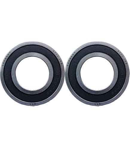 Othmro Lot De 4 Roulements à Billes 698-2RS – 8x19x6 Mm – Double étanchéité, Acier Au Carbone – Pour Moteurs, Petites Mécaniques