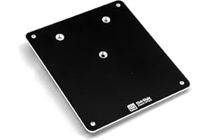 ‎DELTA PARTS HIGH QUALITY CUSTOM PARTS Delta Parts - Club Style Kennzeichenplatte Aluminium 180x200 mm passend für BMW® RnineT – Platte für Kennzeichen in schwarz eloxiert 3mm Dicke - Ideal für Motorrad Kennzeichen