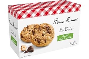 Bonne Maman - Galletas de Avellanas con Trozos Grandes de Chocolate - Paquete de 225 g